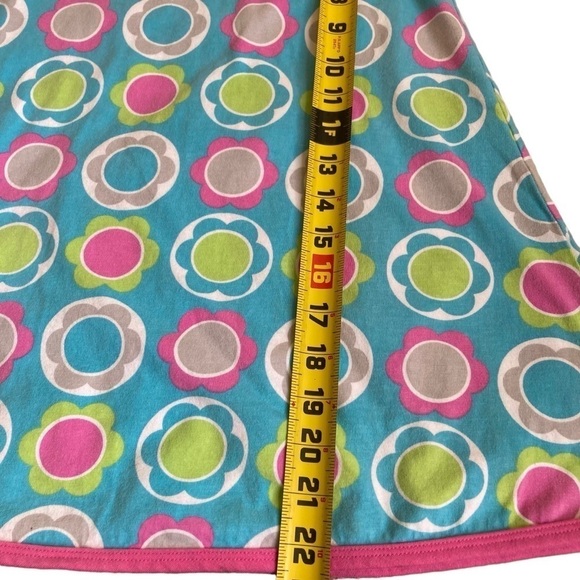 Chez Ami by Patsy Aiken Retro Style Bell Sleeve Floral Polka Dot Cotton Dress 6X - Picture 15 of 16